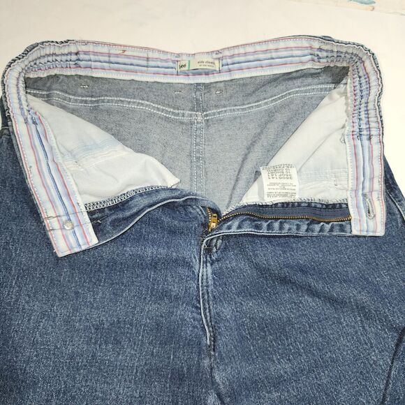 Lee Vintage Womens Side Elastic At The Waist Jeans Size10 Tapered Relaxed - Picture 14 of 15